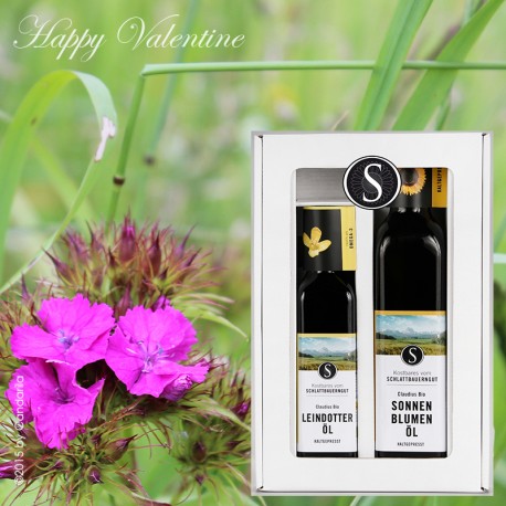 Valentinstag Geschenkbox-Leinotter-Sonnenblumenöl by Candarila